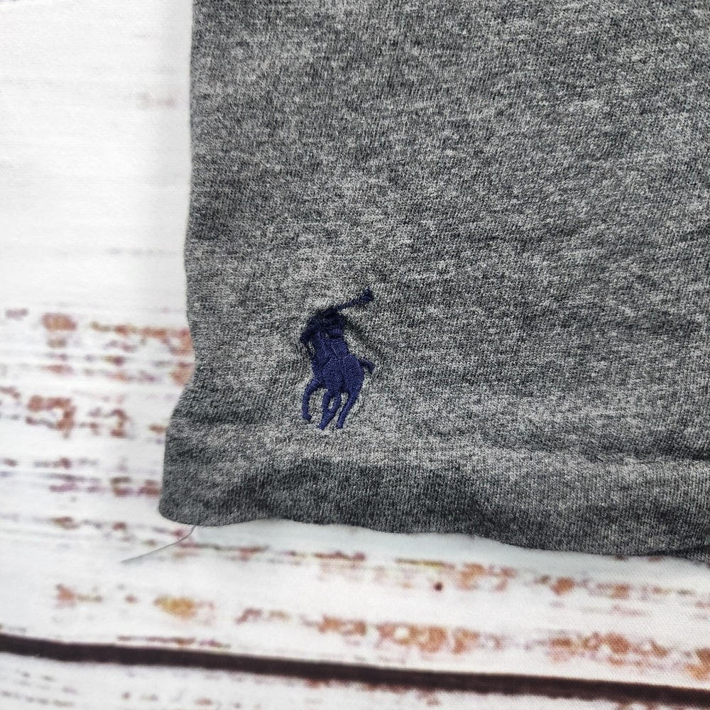 Polo Ralph Lauren Mens Heather Gray Graphic Logo Cotton Short Sleeve T-Shirt M - Picture 5 of 8